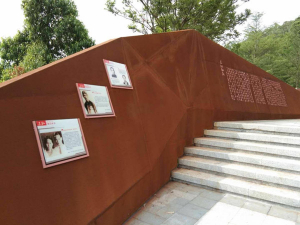 襄州耐候钢挡土墙